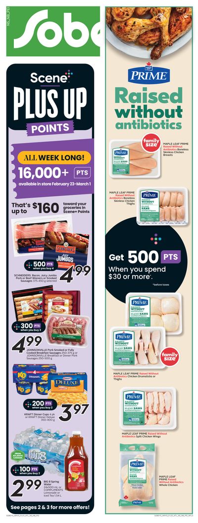 Sobeys (Atlantic) Flyer February 23 to March 1