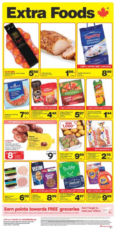 Extra Foods Flyer February 23 to March 1