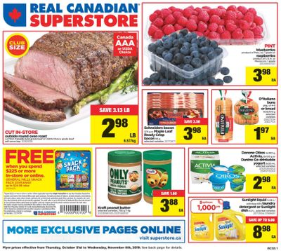 Real Canadian Superstore (ON) Flyer October 31 to November 6