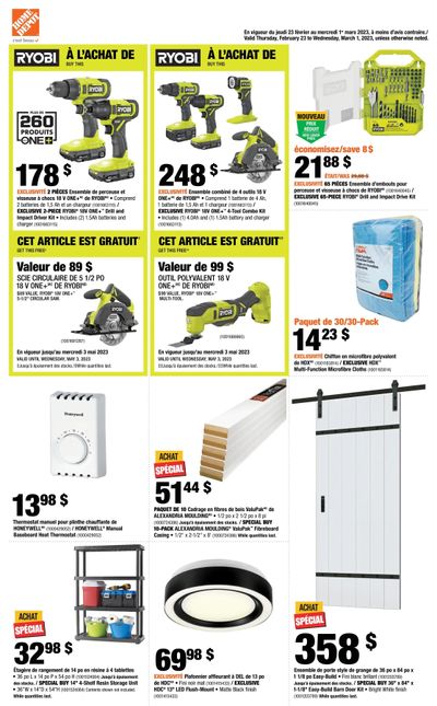 Home Depot (QC) Flyer February 23 to March 1