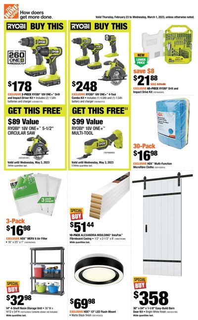 Home Depot (ON) Flyer February 23 to March 1