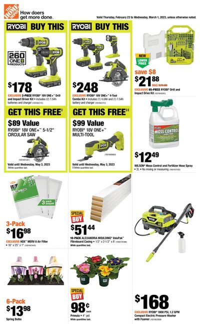 Home Depot (BC) Flyer February 23 to March 1