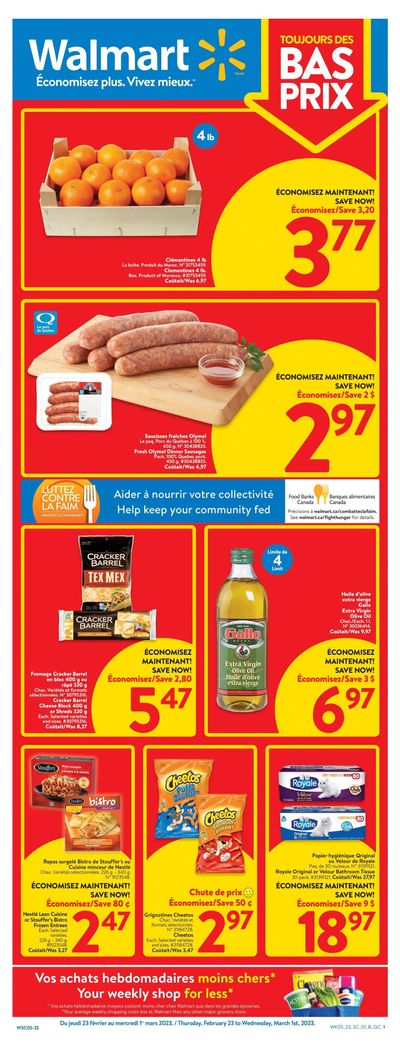 Walmart (QC) Flyer February 23 to March 1