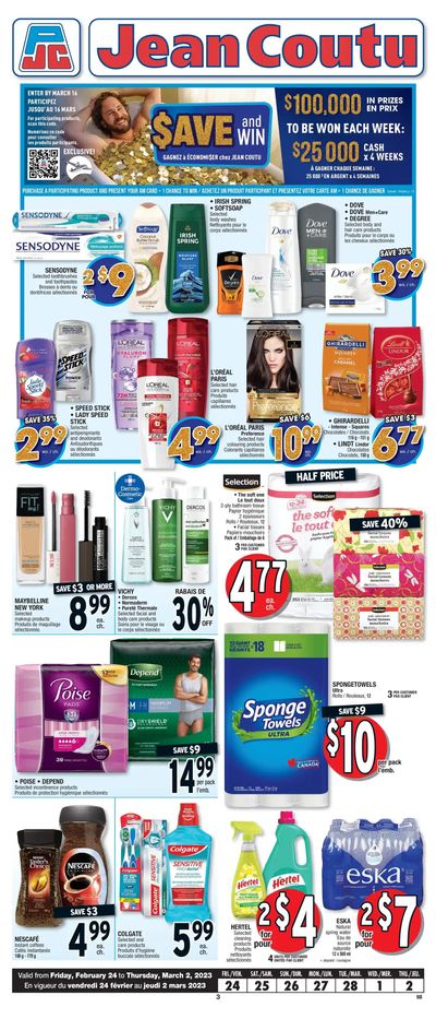 Jean Coutu (NB) Flyer February 24 to March 2