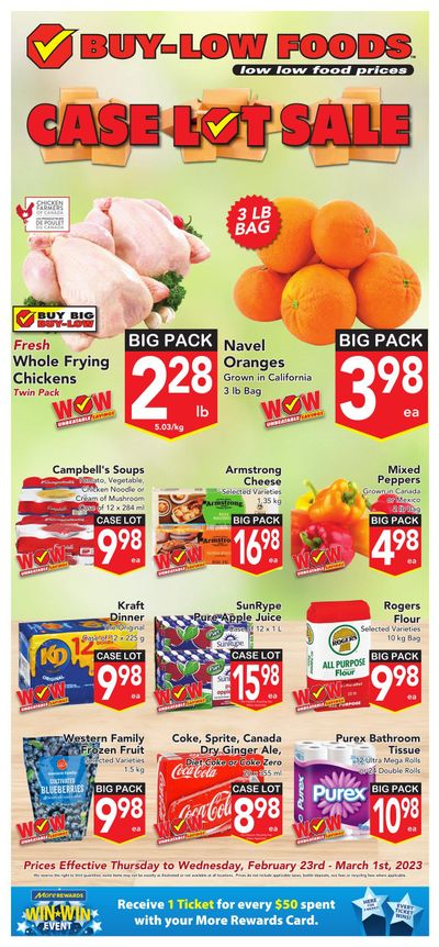 Buy-Low Foods Flyer February 23 to March 1