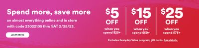 Michaels Canada Spend More Save More: Save Up to $25 OFF w/ Orders $25+