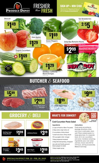 Produce Depot Flyer February 22 to 28