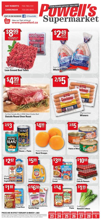Powell's Supermarket Flyer February 23 to March 1