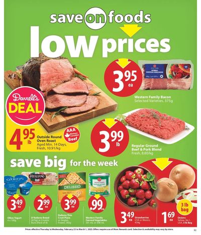 Save On Foods (AB) Flyer February 23 to March 1