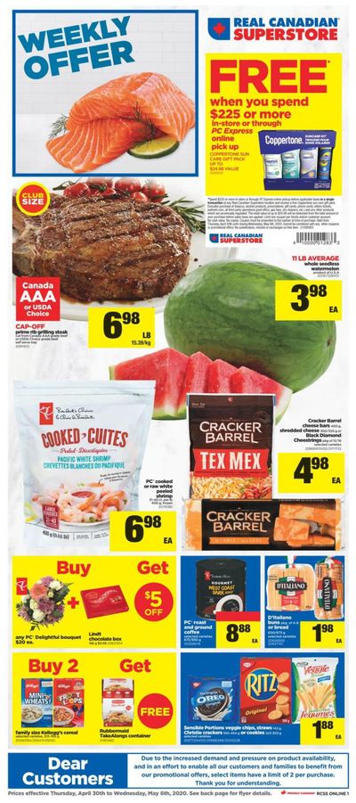 Real Canadian Superstore (ON) Flyer April 30 to May 6