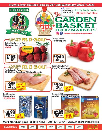The Garden Basket Flyer February 23 to March 1