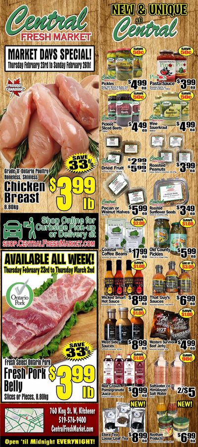 Central Fresh Market Flyer February 23 to March 2