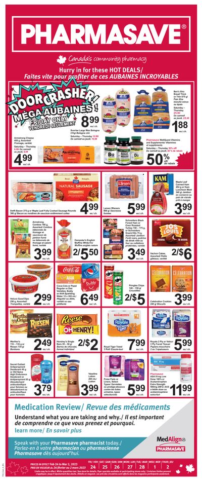 Pharmasave (NB) Flyer February 24 to March 2