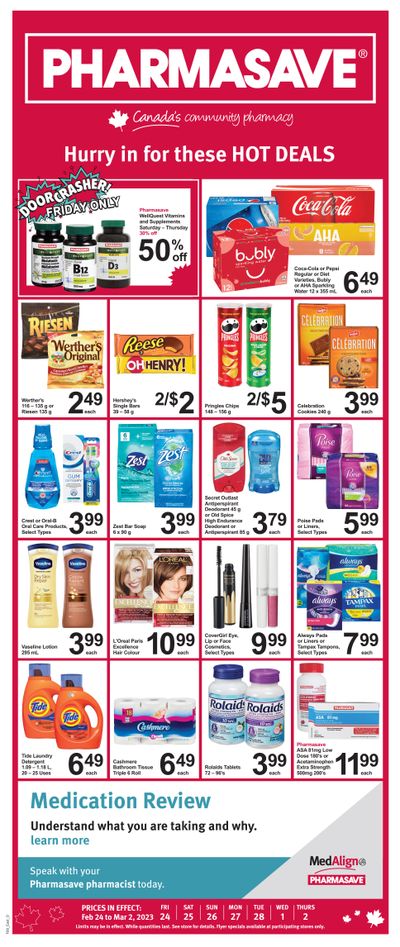 Pharmasave (ON) Flyer February 24 to March 2