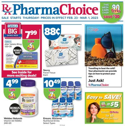 PharmaChoice Health Centre Flyer February 23 to March 1