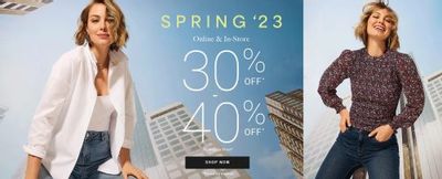 Suzy Shier & Le Chateau Canada Sale: Save 30% – 40% OFF ALL Regular Price Items + More