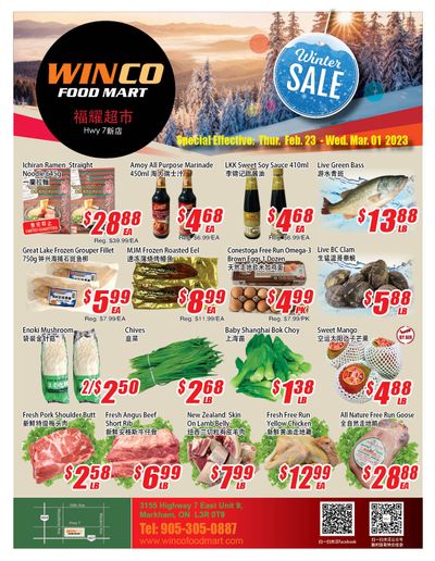 WinCo Food Mart (HWY 7) Flyer February 23 to March 1