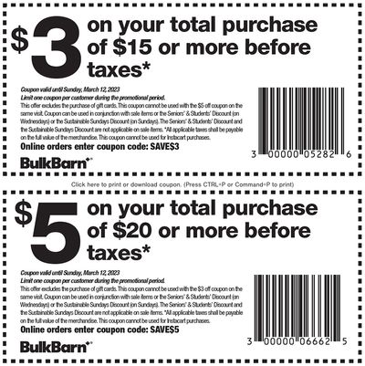 Bulk Barn Canada Coupons Valid Until March 12
