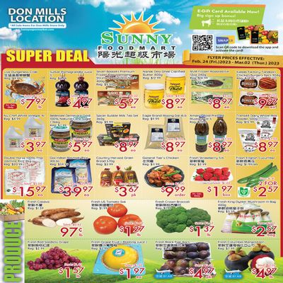 Sunny Foodmart (Don Mills) Flyer February 24 to March 2