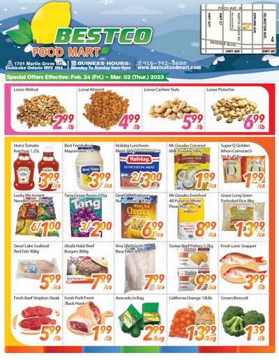 BestCo Food Mart (Etobicoke) Flyer February 24 to March 2