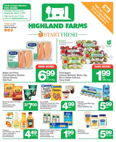 Highland Farms Flyer February 23 to March 8