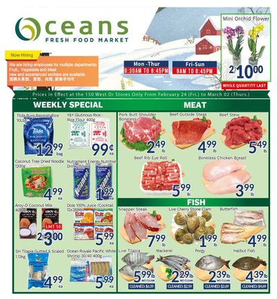 Oceans Fresh Food Market (West Dr., Brampton) Flyer February 24 to March 2