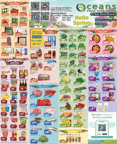 Oceans Fresh Food Market (Main St., Brampton) Flyer February 24 to March 2