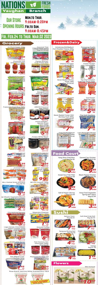 Nations Fresh Foods (Vaughan) Flyer February 24 to March 2