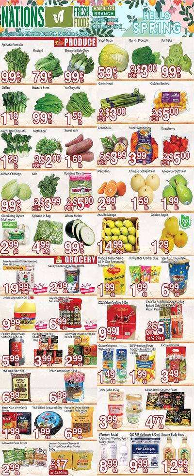 Nations Fresh Foods (Hamilton) Flyer February 24 to March 2