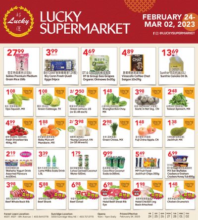 Lucky Supermarket (Calgary) Flyer February 24 to March 2