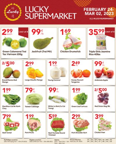 Lucky Supermarket (Winnipeg) Flyer February 24 to March 2