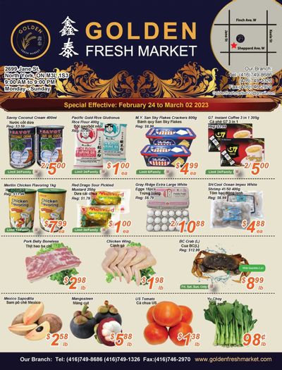 Golden Fresh Market Flyer February 24 to March 2