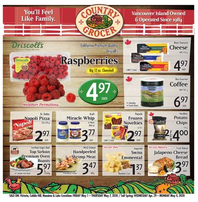 Country Grocer (Salt Spring) Flyer April 29 to May 4