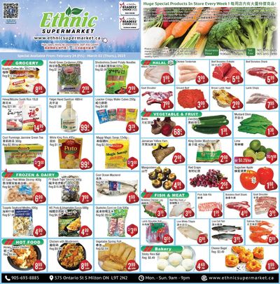 Ethnic Supermarket (Milton) Flyer February 24 to March 2