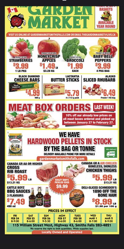 The Garden Market Flyer February 24 to March 2