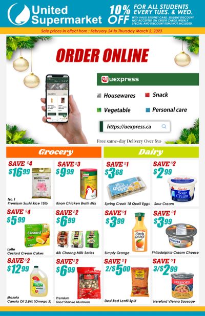 United Supermarket Flyer February 24 to March 2