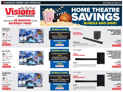Visions Electronics Home Theatre Savings Flyer February 24 to March 2