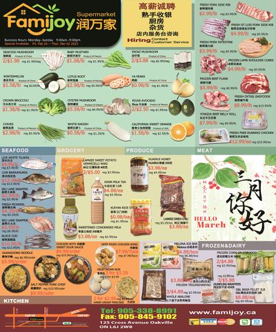 Famijoy Supermarket Flyer February 24 to March 2