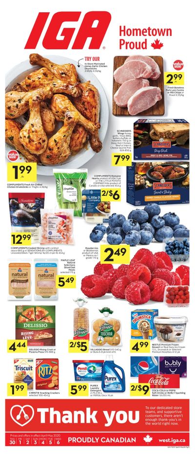 IGA (West) Flyer April 30 to May 6