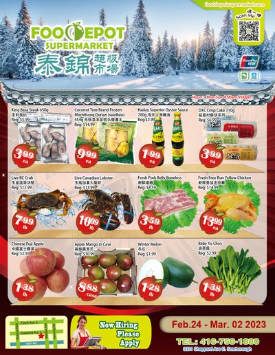 Food Depot Supermarket Flyer February 24 to March 2