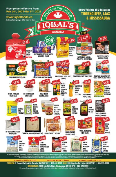 Iqbal Foods Flyer February 24 to March 5