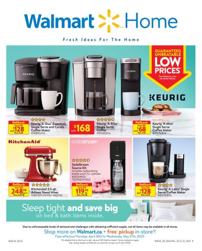 Walmart Home Flyer April 30 to May 27