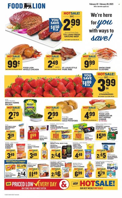 Food Lion (GA) Weekly Ad Flyer Specials February 22 to February 28, 2023