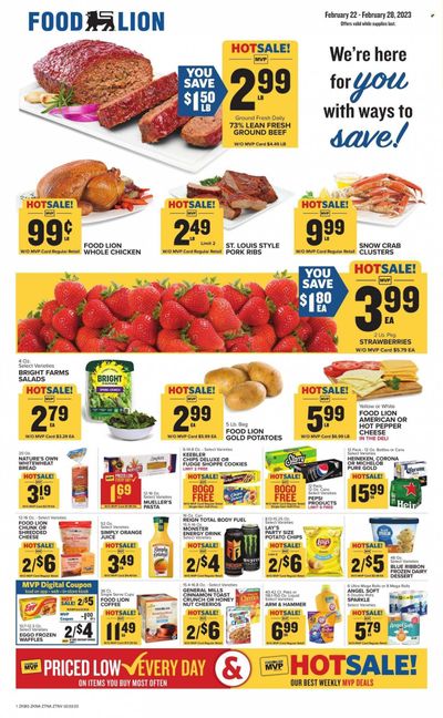 Food Lion (KY) Weekly Ad Flyer Specials February 22 to February 28, 2023