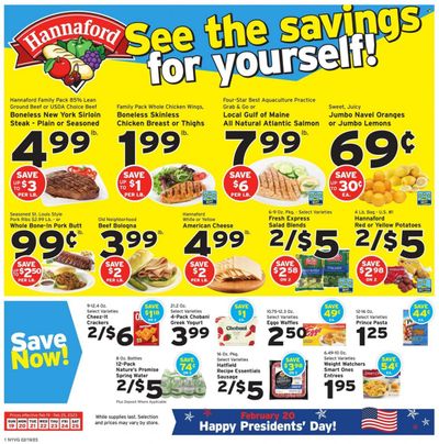 Hannaford (NY) Weekly Ad Flyer Specials February 19 to February 25, 2023