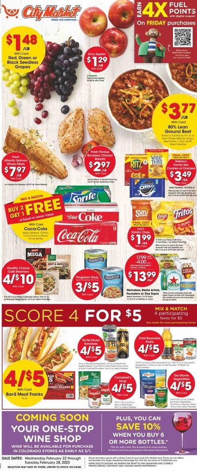 City Market (CO, UT, WY) Weekly Ad Flyer Specials February 22 to February 28, 2023