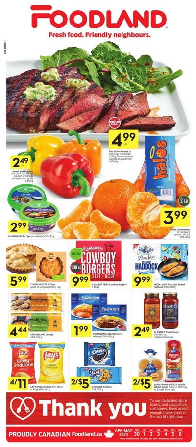 Foodland (Atlantic) Flyer April 30 to May 6