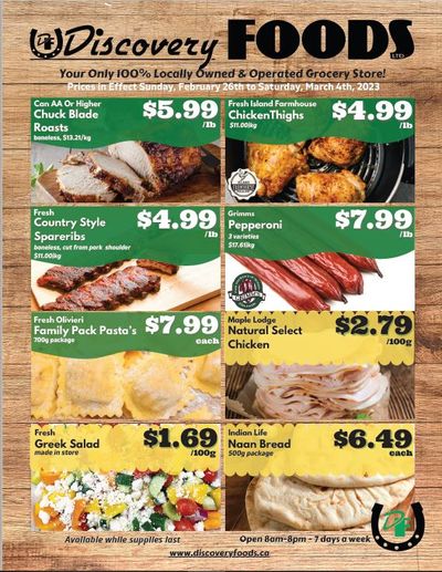 Discovery Foods Flyer February 26 to March 4