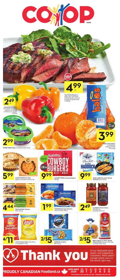 Foodland Co-op Flyer April 30 to May 6