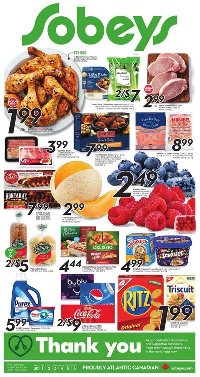 Sobeys (Atlantic) Flyer April 30 to May 6